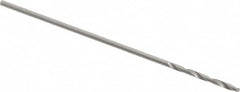 Walter-Titex - 0.45mm 118° High Speed Steel Jobber Drill - Oxide Finish, Right Hand Cut, Spiral Flute, Straight Shank, 25/32" OAL, Standard Point - Americas Industrial Supply