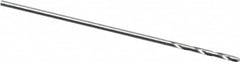 Walter-Titex - 0.55mm 118° High Speed Steel Jobber Drill - Oxide Finish, Right Hand Cut, Spiral Flute, Straight Shank, 15/16" OAL, Standard Point - Americas Industrial Supply