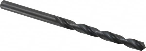 Walter-Titex - 6.3mm 118° High Speed Steel Jobber Drill - Oxide Finish, Right Hand Cut, Spiral Flute, Straight Shank, 3-31/32" OAL, Standard Point - Americas Industrial Supply