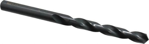 Walter-Titex - 8.9mm 118° High Speed Steel Jobber Drill - Oxide Finish, Right Hand Cut, Spiral Flute, Straight Shank, 4-59/64" OAL, Standard Point - Americas Industrial Supply