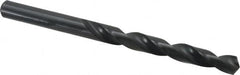 Walter-Titex - 9.6mm 118° High Speed Steel Jobber Drill - Oxide Finish, Right Hand Cut, Spiral Flute, Straight Shank, 5-15/64" OAL, Standard Point - Americas Industrial Supply