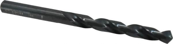 Walter-Titex - 9.8mm 118° High Speed Steel Jobber Drill - Oxide Finish, Right Hand Cut, Spiral Flute, Straight Shank, 5-15/64" OAL, Standard Point - Americas Industrial Supply
