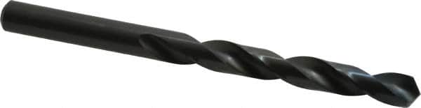 Walter-Titex - 10.2mm 118° High Speed Steel Jobber Drill - Oxide Finish, Right Hand Cut, Spiral Flute, Straight Shank, 5-15/64" OAL, Standard Point - Americas Industrial Supply