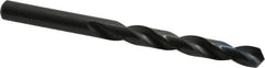 Walter-Titex - 10.2mm 118° High Speed Steel Jobber Drill - Oxide Finish, Right Hand Cut, Spiral Flute, Straight Shank, 5-15/64" OAL, Standard Point - Americas Industrial Supply