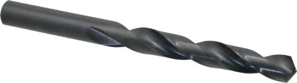 Walter-Titex - 14.5mm 118° High Speed Steel Jobber Drill - Oxide Finish, Right Hand Cut, Spiral Flute, Straight Shank, 6-21/32" OAL, Standard Point - Americas Industrial Supply