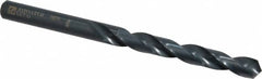 Walter-Titex - Letter U 118° High Speed Steel Jobber Drill - Oxide Finish, Right Hand Cut, Spiral Flute, Straight Shank, 4-29/32" OAL, Standard Point - Americas Industrial Supply