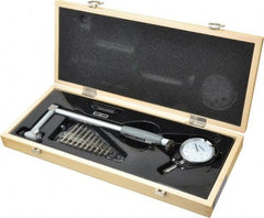 Fowler - 11 Anvil, 2 to 6" Dial Bore Gage - 0.0005" Graduation, Carbide Anvil - Americas Industrial Supply