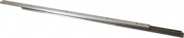 Sugatsune - 19-45/64" Slide Length, 20-27/32" Travel Length, Stainless Steel Ball Bearing Slide - 66 Lb Capacity at Full Extension - Americas Industrial Supply