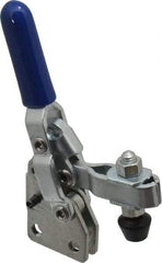 Gibraltar - 100 Lb Holding Capacity, Vertical Handle, Manual Hold Down Toggle Clamp - 60° Handle Movement, 110° Bar Opening, U-Bar, Straight Base, Carbon Steel - Americas Industrial Supply