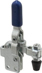 Gibraltar - 200 Lb Holding Capacity, Vertical Handle, Manual Hold Down Toggle Clamp - 64° Handle Movement, 104° Bar Opening, U-Bar, Straight Base, Carbon Steel - Americas Industrial Supply