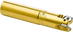 Seco - 25mm Cutting Diam, 25mm Shank Diam, 7.5mm Max Depth of Cut, Straight Shank Indexable Copy End Mill - 2 Inserts, XP.. 12 Insert, R217.97 Toolholder, Through Coolant - Americas Industrial Supply
