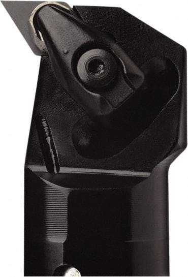 Seco - 32mm Min Bore Diam, 200mm OAL, 25mm Shank Diam, A-DDUN Indexable Boring Bar - 27mm Max Bore Depth, DNMA 1104.. Insert, Pin & Clamp Holding Method - Americas Industrial Supply