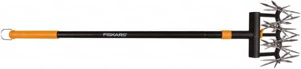 Fiskars - Cultivator with 39 to 63" Telescopic Steel Handle - 36 Tines, 2-1/4" Tine Length - Americas Industrial Supply