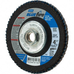 Norton - Flap Disc - Fiberglass Backing, Arbor Attaching System - Americas Industrial Supply