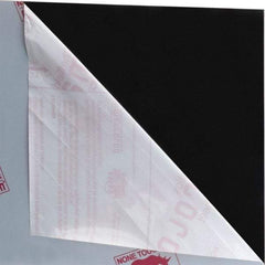 Made in USA - 3/16" Thick x 4' Wide x 4' Long, Polycarbonate Sheet - Black, Rockwell R-118 Hardness, ±10% Tolerance - Americas Industrial Supply