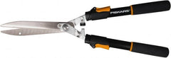 Fiskars - Telescopic Hedge Shears - 10" Long Steel Blade, 33" Long Handle with Grips - Americas Industrial Supply