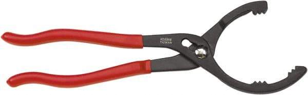 GearWrench - 2-1/2 to 3-7/8" Diam, Adjustable Oil Filter Plier - Steel, For Use with Oil Filters - Americas Industrial Supply