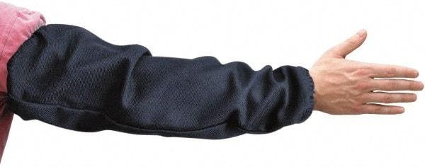 PRO-SAFE - Size Universal, Blue Denim Denim Sleeve - 23" Long Sleeve, White Serged Elastic Cuff - Americas Industrial Supply