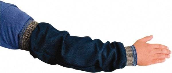 PRO-SAFE - Size Universal, Blue Denim Denim Sleeve - 18" Long Sleeve, 2" Elastic Cuff - Americas Industrial Supply