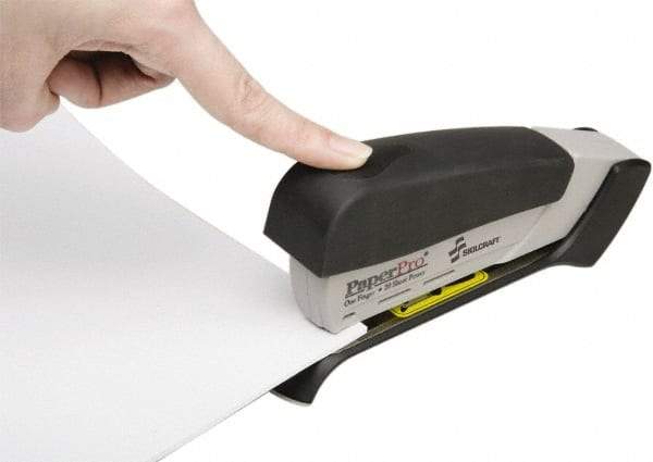 Ability One - 20 Sheet Desktop Stapler - Black and Gray - Americas Industrial Supply