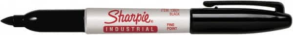 Sharpie - Black Permanent Marker - Fine Tip - Americas Industrial Supply