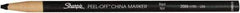 Sharpie - Black Permanent Marker - Standard Tip, Wax - Americas Industrial Supply