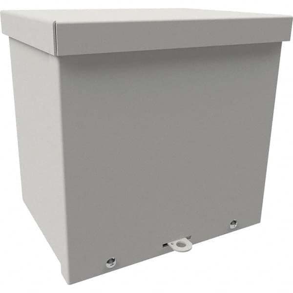 Wiegmann - NEMA 3R Steel Junction Box Enclosure with Screw Cover - Americas Industrial Supply