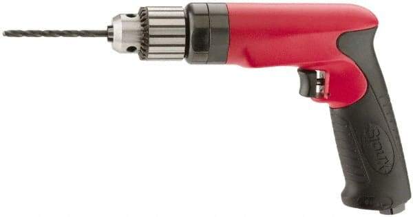 Sioux Tools - 3/8" Keyed Chuck - Pistol Grip Handle, 4,000 RPM, 14.16 LPS, 30 CFM, 1 hp - Americas Industrial Supply