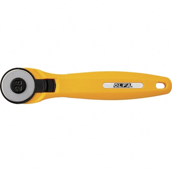 Olfa - 28mm Blade Fixed Blade Rotary Cutter - Americas Industrial Supply