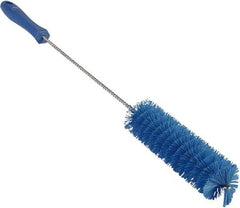 Vikan - 1-5/8" Diam Polyester Valve Brush - 19-5/8" OAL, 5-5/8" Head Length, Polypropylene & Stainless Steel Handle - Americas Industrial Supply