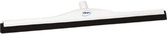 Vikan - 28" Foam Rubber Blade Bench Squeegee - Double Edge, White, Plastic Holder - Americas Industrial Supply