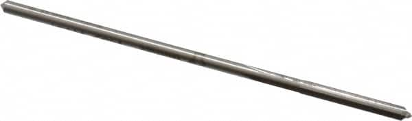 Made in USA - 0.1181" Cobalt 4 Flute Chucking Reamer - Straight Flute, 0.112" Straight Shank, 7/8" Flute Length, 3-1/2" OAL - Americas Industrial Supply