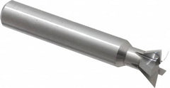 Made in USA - 3/4" Diam x 0.312" Wide Solid Carbide 60° Dovetail Cutter - Americas Industrial Supply