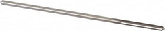 Made in USA - 0.134" Cobalt 4 Flute Chucking Reamer - Straight Flute, 0.119" Straight Shank, 7/8" Flute Length, 3-1/2" OAL - Americas Industrial Supply