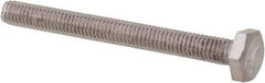 Value Collection - M3x0.50mm Metric Coarse, 30mm Length Under Head Hex Head Cap Screw - Fully Threaded, Grade 18-8 & Austenitic A2 Stainless Steel, Uncoated, 5.5mm Hex - Americas Industrial Supply