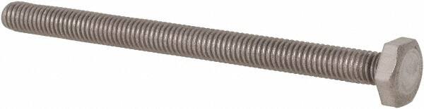 Value Collection - M3x0.50mm Metric Coarse, 40mm Length Under Head Hex Head Cap Screw - Fully Threaded, Grade 18-8 & Austenitic A2 Stainless Steel, Uncoated, 5.5mm Hex - Americas Industrial Supply