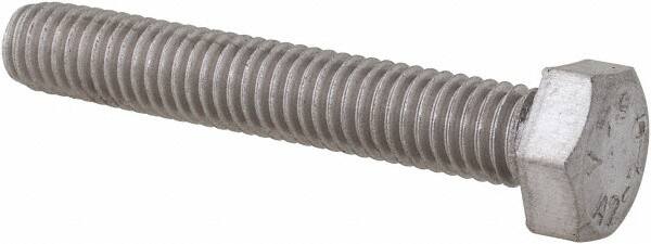 Value Collection - M5x0.80mm Metric Coarse, 30mm Length Under Head Hex Head Cap Screw - Fully Threaded, Grade 18-8 & Austenitic A2 Stainless Steel, Uncoated, 8mm Hex - Americas Industrial Supply