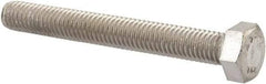 Value Collection - M5x0.80mm Metric Coarse, 40mm Length Under Head Hex Head Cap Screw - Fully Threaded, Grade 18-8 & Austenitic A2 Stainless Steel, Uncoated, 8mm Hex - Americas Industrial Supply