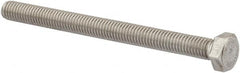 Value Collection - M5x0.80mm Metric Coarse, 60mm Length Under Head Hex Head Cap Screw - Fully Threaded, Grade 18-8 & Austenitic A2 Stainless Steel, Uncoated, 8mm Hex - Americas Industrial Supply
