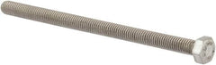 Value Collection - M5x0.80mm Metric Coarse, 80mm Length Under Head Hex Head Cap Screw - Fully Threaded, Grade 18-8 & Austenitic A2 Stainless Steel, Uncoated, 8mm Hex - Americas Industrial Supply
