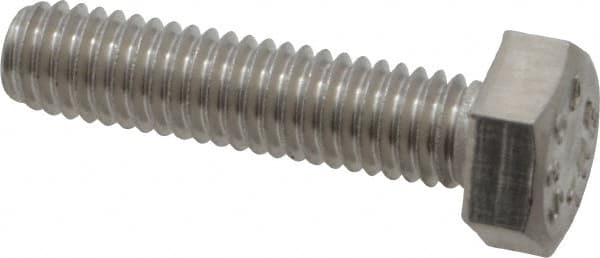 Value Collection - M6x1.00mm Metric Coarse, 22mm Length Under Head Hex Head Cap Screw - Fully Threaded, Grade 18-8 & Austenitic A2 Stainless Steel, Uncoated, 10mm Hex - Americas Industrial Supply