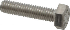 Value Collection - M6x1.00mm Metric Coarse, 22mm Length Under Head Hex Head Cap Screw - Fully Threaded, Grade 18-8 & Austenitic A2 Stainless Steel, Uncoated, 10mm Hex - Americas Industrial Supply