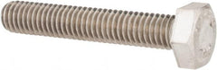 Value Collection - M6x1.00mm Metric Coarse, 35mm Length Under Head Hex Head Cap Screw - Fully Threaded, Grade 18-8 & Austenitic A2 Stainless Steel, Uncoated, 10mm Hex - Americas Industrial Supply