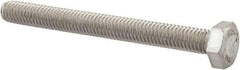 Value Collection - M6x1.00mm Metric Coarse, 60mm Length Under Head Hex Head Cap Screw - Fully Threaded, Grade 18-8 & Austenitic A2 Stainless Steel, Uncoated, 10mm Hex - Americas Industrial Supply