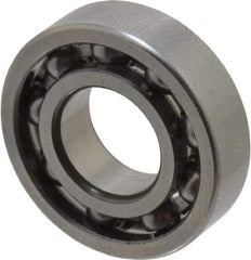 SKF - 10mm Bore Diam, 22mm OD, Open Thin Section Radial Ball Bearing - 6mm Wide, 1 Row, Round Bore, 169 Lb Static Capacity, 438 Lb Dynamic Capacity - Americas Industrial Supply