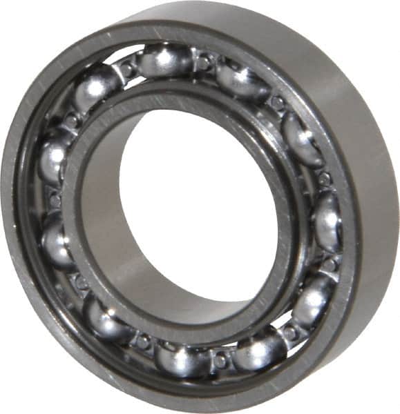 SKF - 20mm Bore Diam, 37mm OD, Open Thin Section Radial Ball Bearing - 9mm Wide, 1 Row, Round Bore, 821 Lb Static Capacity, 1,430 Lb Dynamic Capacity - Americas Industrial Supply