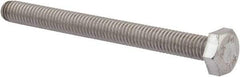 Value Collection - M6x1.00mm Metric Coarse, 65mm Length Under Head Hex Head Cap Screw - Fully Threaded, Grade 18-8 & Austenitic A2 Stainless Steel, Uncoated, 10mm Hex - Americas Industrial Supply
