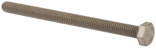 Value Collection - M6x1.00mm Metric Coarse, 80mm Length Under Head Hex Head Cap Screw - Americas Industrial Supply