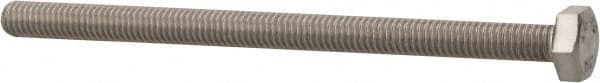 Value Collection - M6x1.00mm Metric Coarse, 90mm Length Under Head Hex Head Cap Screw - Fully Threaded, Grade 18-8 & Austenitic A2 Stainless Steel, Uncoated, 10mm Hex - Americas Industrial Supply