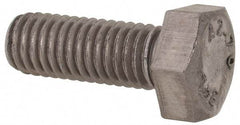 Value Collection - M8x1.25mm Metric Coarse, 22mm Length Under Head Hex Head Cap Screw - Fully Threaded, Grade 18-8 & Austenitic A2 Stainless Steel, Uncoated, 13mm Hex - Americas Industrial Supply